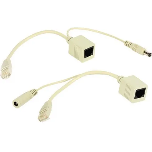 Adapter PoE dla sieci LAN z przyłączami