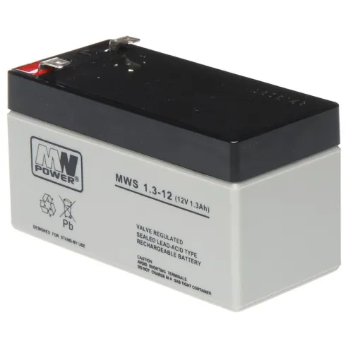 Akumulator 12V/1.3AH-MWS