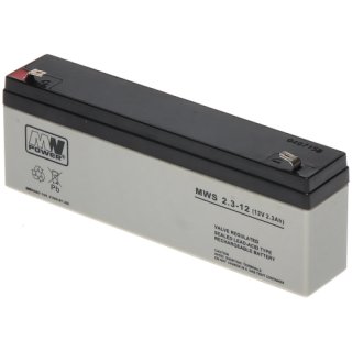 Akumulator 12V/2.3AH-MWS