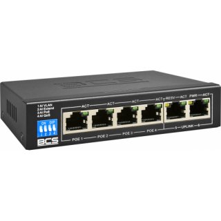 BCS-B-SP0402 Switch PoE dla 4 kamer IP