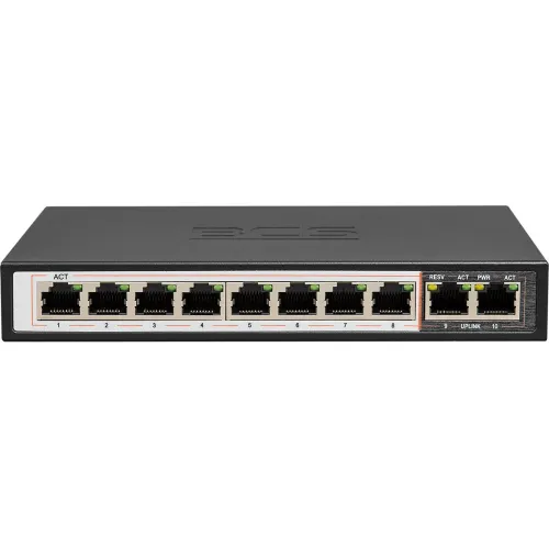 BCS-B-SP0802 Switch PoE dla 8 kamer IP