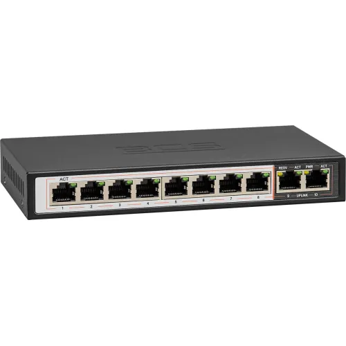 BCS-B-SP08G02G Switch PoE dla 8 kamer IP