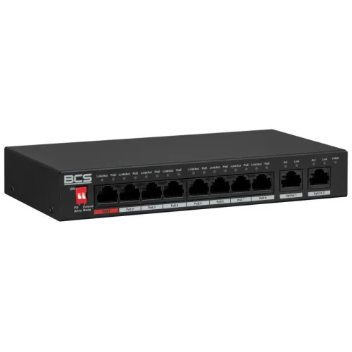 BCS-L-SP0802G(2) BCS switch PoE 10 portowy