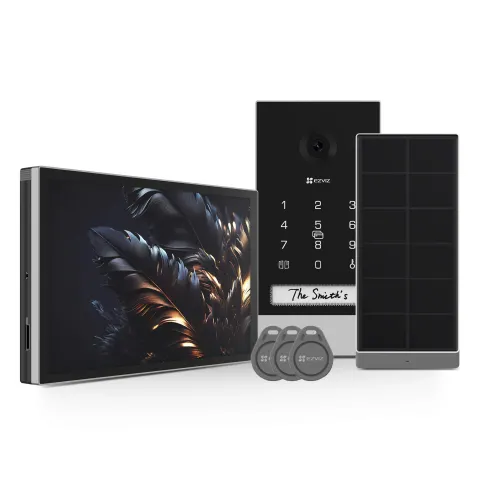 Bezprzewodowy zestaw wideodomofonowy EZVIZ EP7 z panelem solarnym