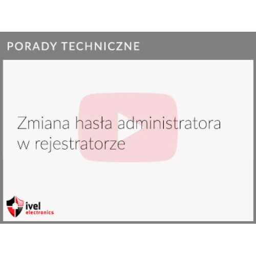 Jak zmienić hasło w rejestratorze Hikvision, druga wersja menu