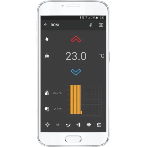 Centrala alarmowa Ropam Neo-IP-64-PS-D12M Wi-Fi obudowa DIN