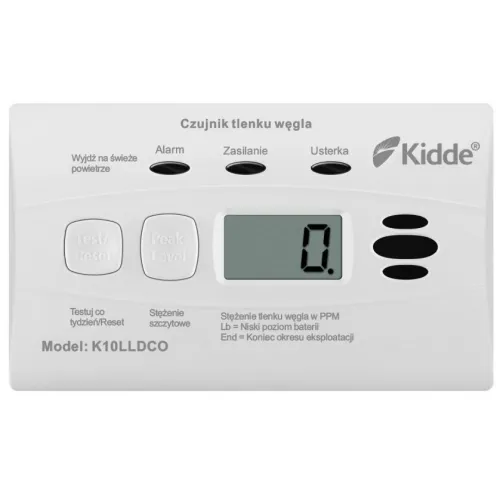 Czujnik czadu tlenku węgla Kidde K10LLDCO