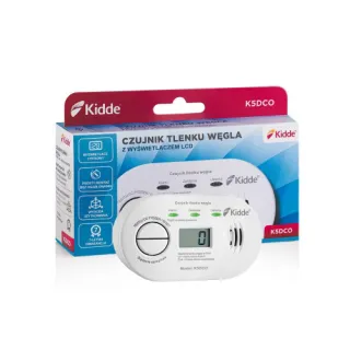 Czujnik czadu tlenku węgla Kidde K5DCO