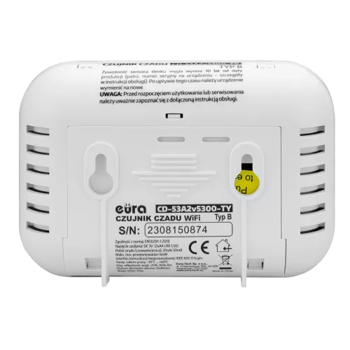 CZUJNIK CZADU WiFi ''EURA'' CD-53A2v5300-TY