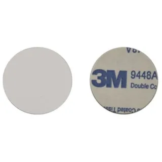 Dysk ST-31M25 RFID 13,56MHz, oryginalny Ntag213, pam.144B, NFC, ID 7B, bez numeru, na metal, śr. 25 mm