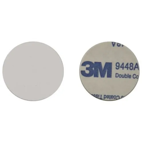 Dysk ST-31M25 RFID 13,56MHz, oryginalny Ntag213, pam.144B, NFC, ID 7B, bez numeru, na metal, śr. 25 mm