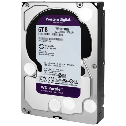 Dysk twardy do monitoringu WD Purple 6TB