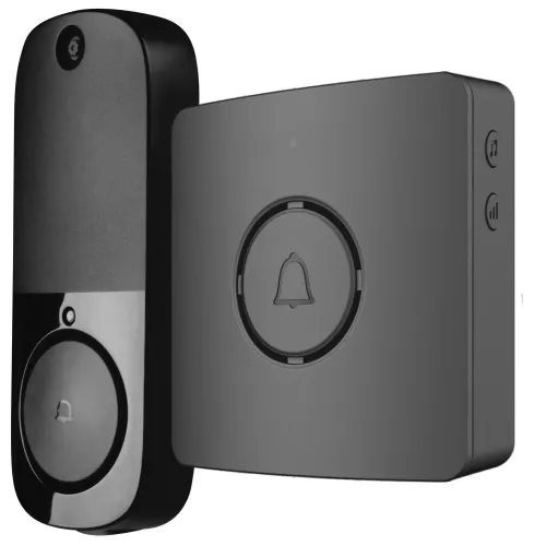 Dzwonek bezprzewodowy WiFi EL HOME WDP-90A3 - grafitowy TUYA