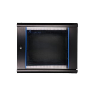 Extralink 9U 600x600 Czarna | Szafa rack | montowana na ścianie