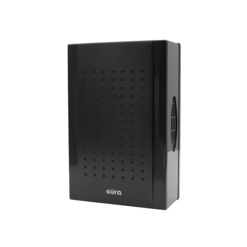 Gong drzwiowy dwutonowy EURA DB-23A3 ~230V/50Hz, czarny