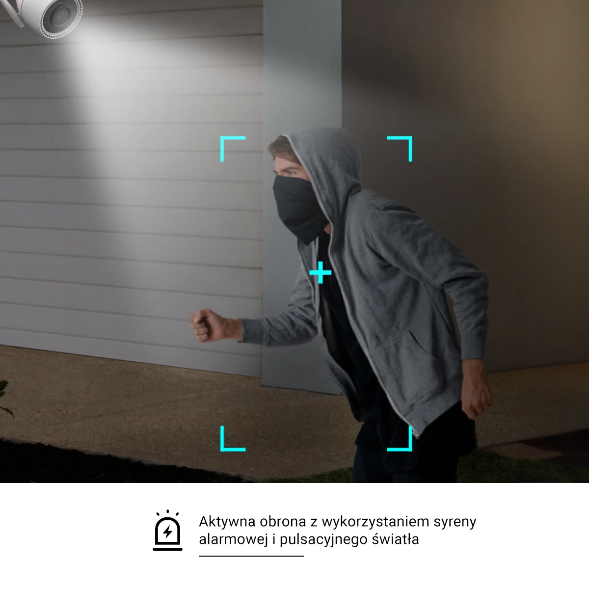 Kamera obrotowa WiFi EZVIZ H8c 2K+ Inteligentna detekcja, śledzenie