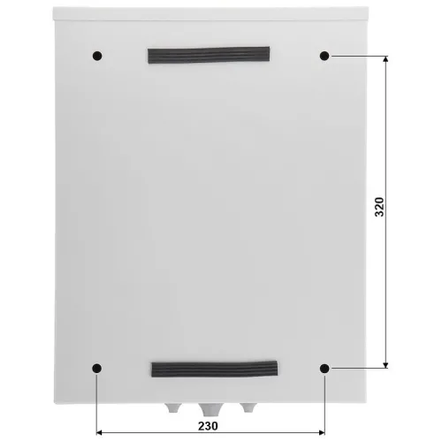 Hermetyczna Szafa rack wisząca R10-6U/230/H