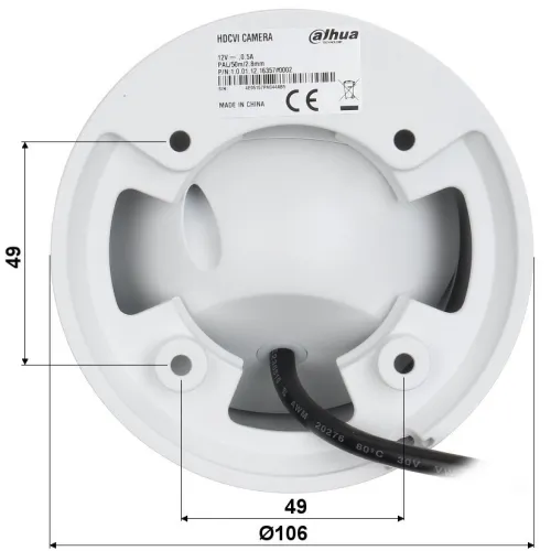 Kamera kopułowa 4w1 HAC-HDW2802T-A-0280B Dahua