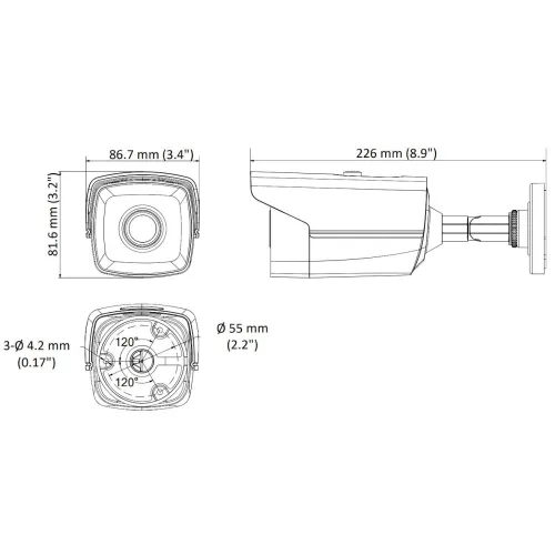 Kamera tubowa 4w1 DS-2CE16D8T-IT3F Hikvision