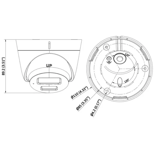 Kamera IP DS-2CD1323G2-LIU(2.8MM) Hikvision