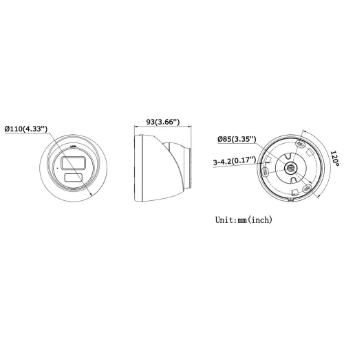 Kamera IP DS-2CD1367G2H-LIU(2.8MM) Hikvision