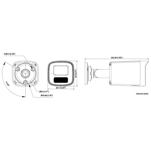 KAMERA IP DS-2CD1T47G2H-LIU(2.8MM)PL ColorVu - 4Mpx Hikvision