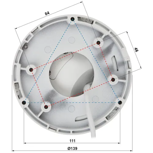 Kamera kopułowa IP DS-2CD2346G2-ISU/SL(2.8MM)(C) Hikvision