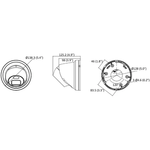 Kamera kopułowa IP DS-2CD2347G2-L (2.8mm)(C) Hikvision
