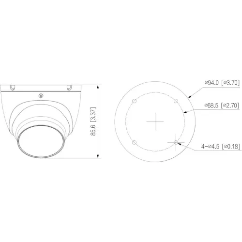 Kamera IP kopułowa IPC-HDW1639T-A-IL-0280B-S6 Dahua