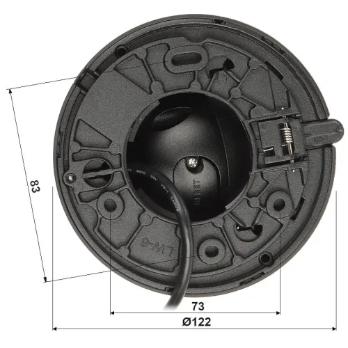Kamera Kopułowa  IP IPC-HDW2449TM-S-IL-0280B-BLACK Dahua