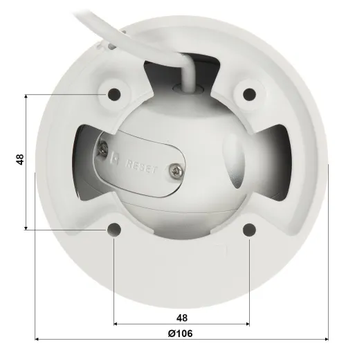 Kamera kopułowa IP IPC-HDW3541EM-S-0280B-S2 Dahua