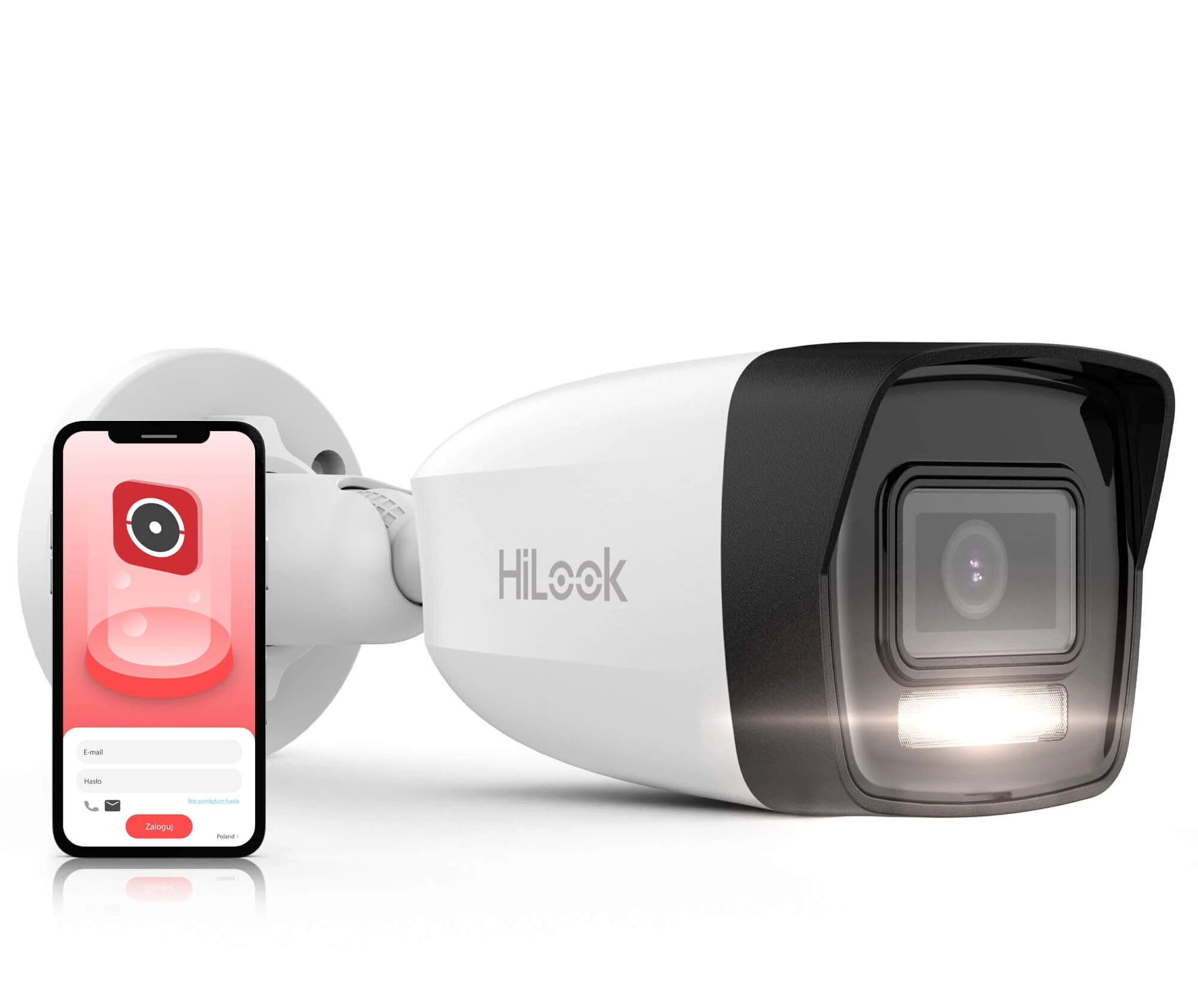 Kamera IP IPCAM-B4-30DL 4Mpx Smart Hybrid-Light 30m HiLook by Hikvision