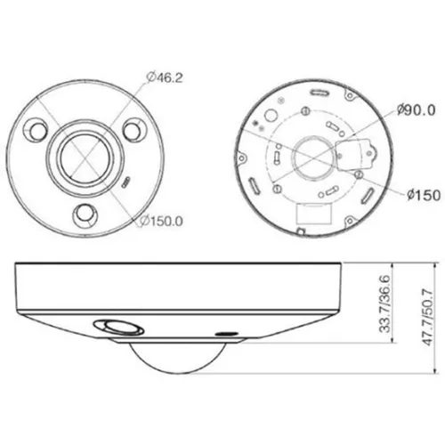 Kamera IP sieciowa BCS-SFIP21200IR-II 12Mpx IR 10m