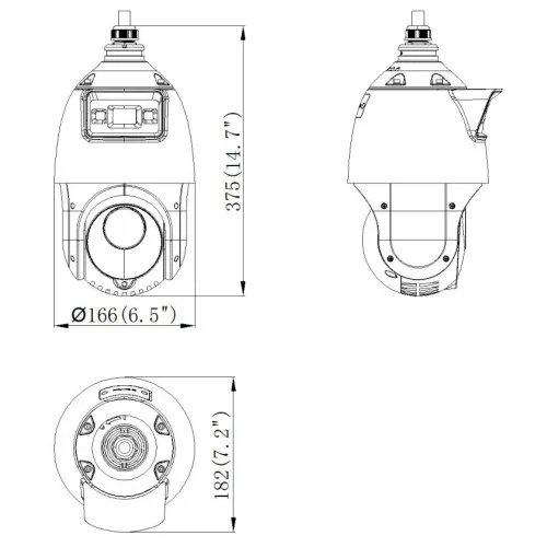 Kamera IP szybkoobrotowa zewnętrzna DS-2SE4C425MWG-E(14F0) Hikvision