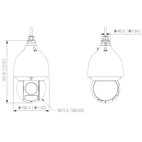 Kamera szybkoobrotowa IP SD5A432GB-HNR Dahua