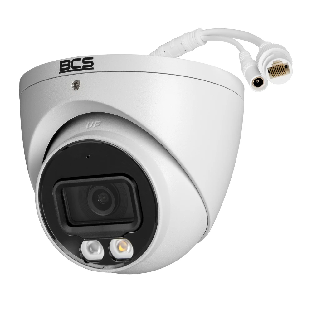 Kamera kopułowa IP BCS-L-EIP15FCR3L3-Ai1 5Mpx, IR 30m, WhiteLight 30m, BCS