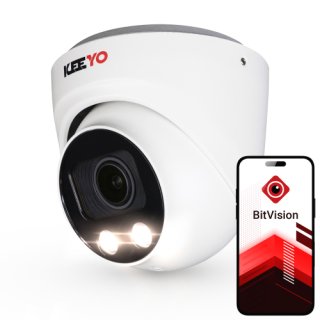 Kamera kopułowa IP KEEYO LV-V-IP5M3AF-DL 5Mpx, motozoom