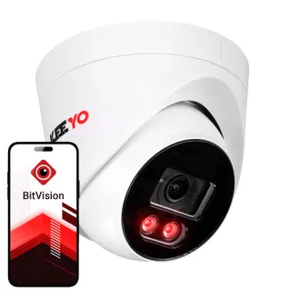 Kamera kopułowa IP KEEYO LV-V-IP8M25DF-E 8Mpx, IR 25m