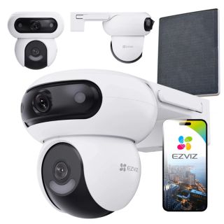 Kamera obrotowa IP Wi-Fi EZVIZ HB90/SP Dual, AI, Detekcja, Audio, Panel Solarny