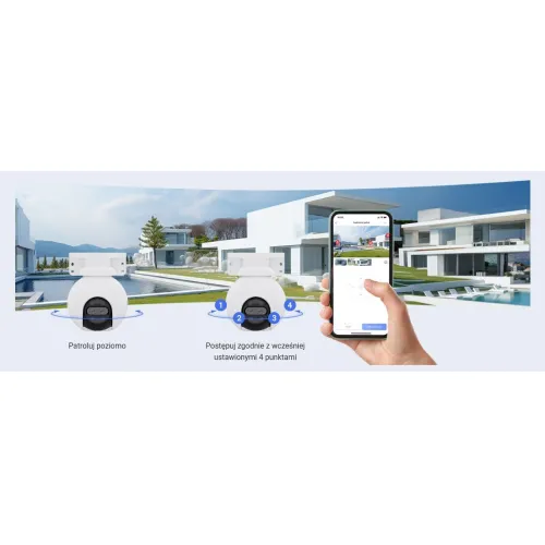 Kamera obrotowa IP Wi-Fi EZVIZ H80x 4K, ColorFull