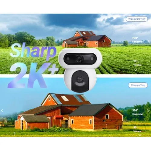 Kamera obrotowa IP Wi-Fi EZVIZ H90 Dual, AI, autotracking