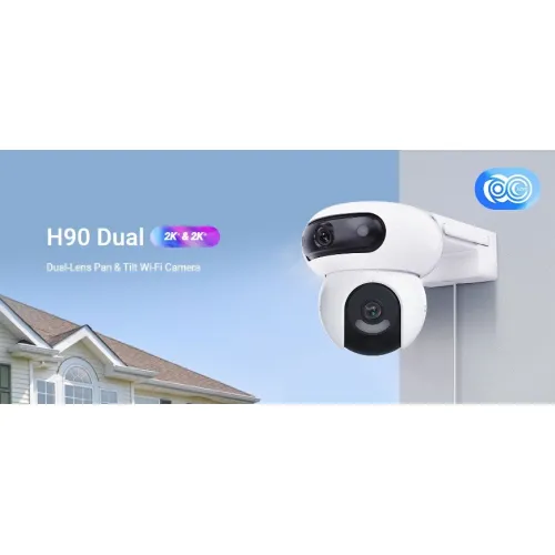 Kamera obrotowa IP Wi-Fi EZVIZ H90 Dual, AI, autotracking