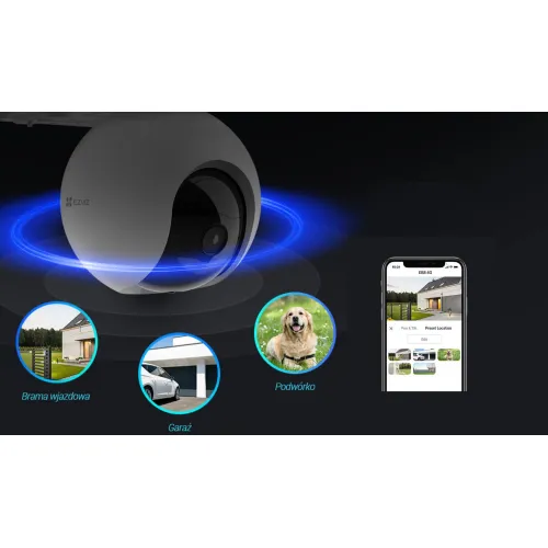 Kamera IP 4G obrotowa bateryjna CS-EB8 (3MP,4GA) EZVIZ