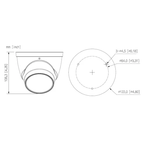 Kamera Tubowa IP IPC-HDW2541T-ZS-27135-S2 Dahua