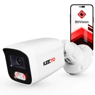 Kamera tubowa IP KEEYO LV-V-IP8M25TF-E 8Mpx IR25m