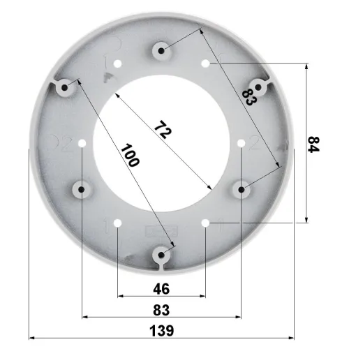 Kamera kopułowa IP DS-2CD1743G0-IZ(2.8-12MM) Hikvision