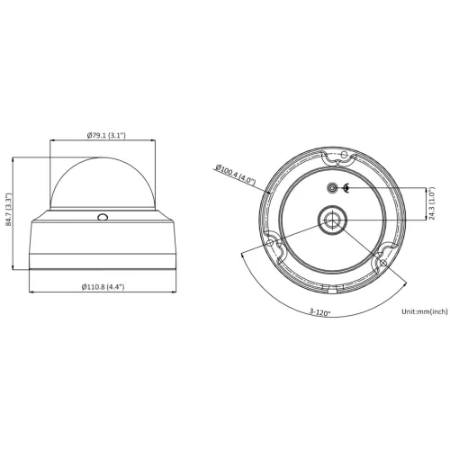 Kamera kopułowa IP DS-2CD2143G2-I (2.8MM) Hikvision