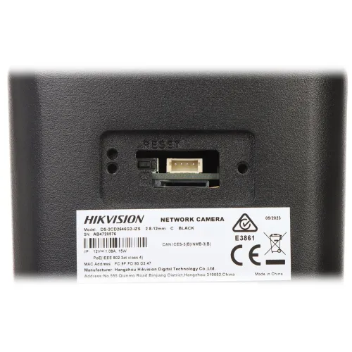 Kamera tubowa IP DS-2CD2646G2-IZS(2.8-12MM)/C/BLACK ACUSENSE Hikvision
