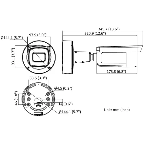 Kamera tubowa IP DS-2CD2646G2-IZS(2.8-12MM)/C/BLACK ACUSENSE Hikvision