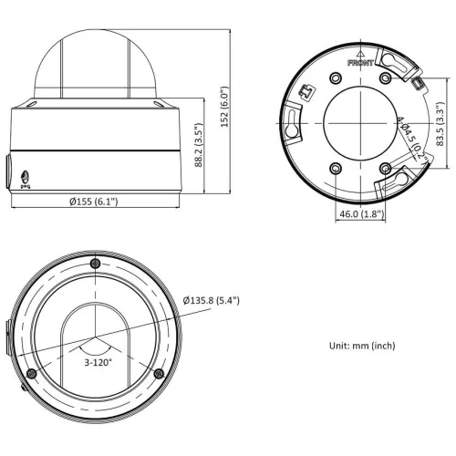 Kamera kopułowa IP DS-2CD2747G2T-LZS(2.8-12MM)(C) ColorVu Hikvision